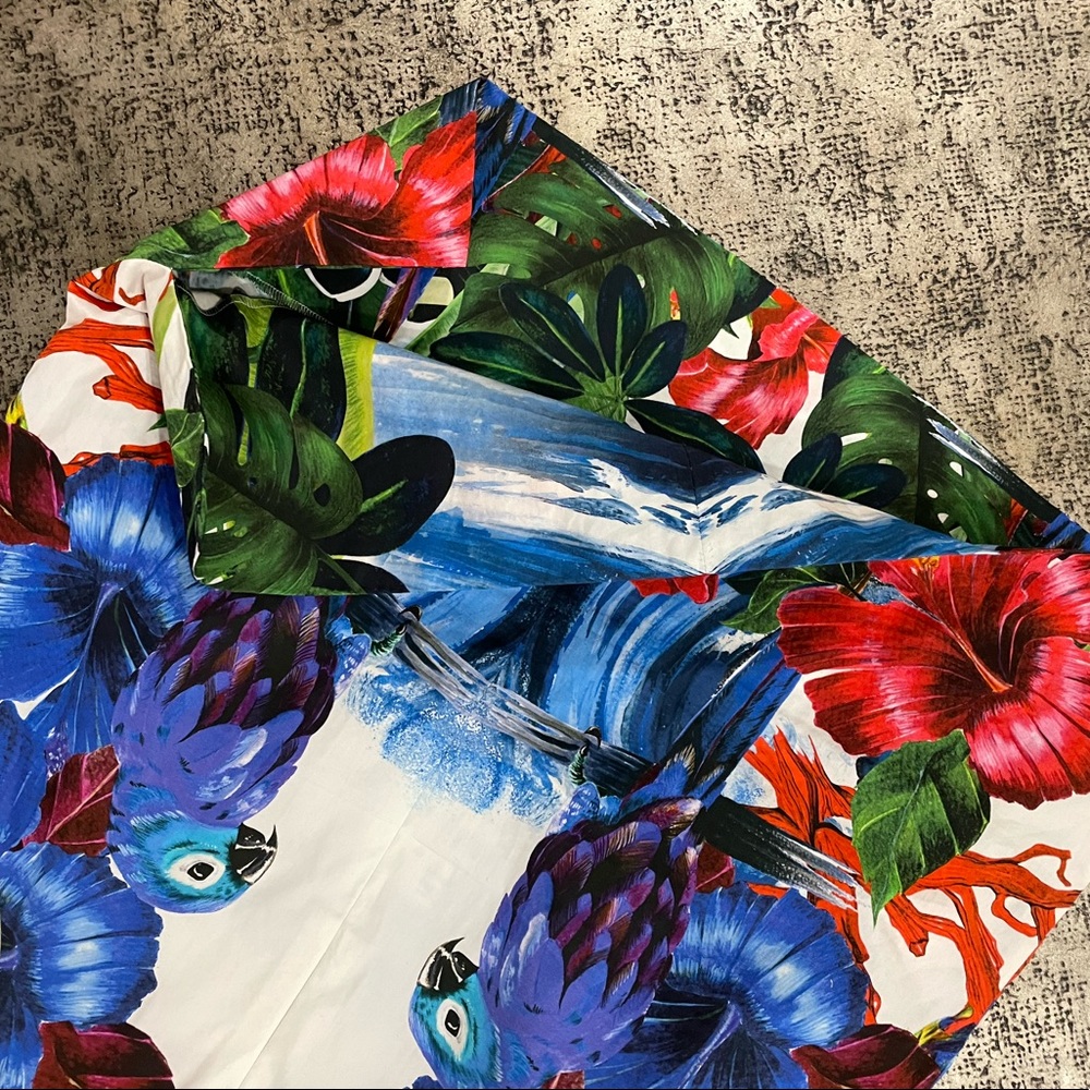 DSQUARED2 tropical print 100% cotton top - Picture 3 of 4